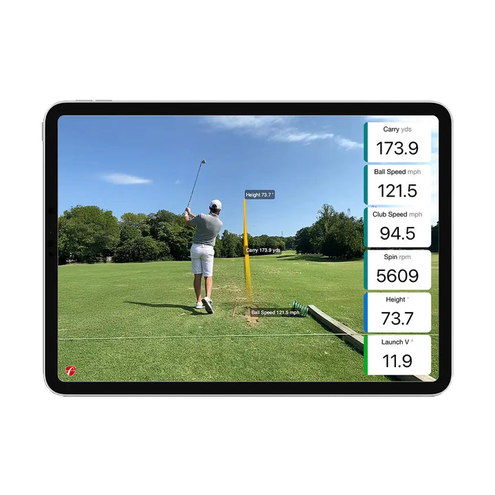Data from the Mevo Gen 2 showing on device screen 